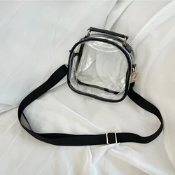 Super Bowl Women Shoulder Bag Transparent Crossbody Messenger Bag Handbag Waterproof PVC Pockets for Summer Travel