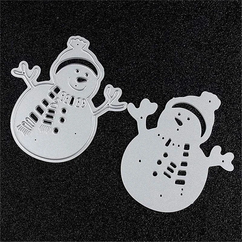 Newly launched in 2024  New models  Metal cutting mold  Decorative relief production for scrapbooks  DIY  Winter snowman  Metal