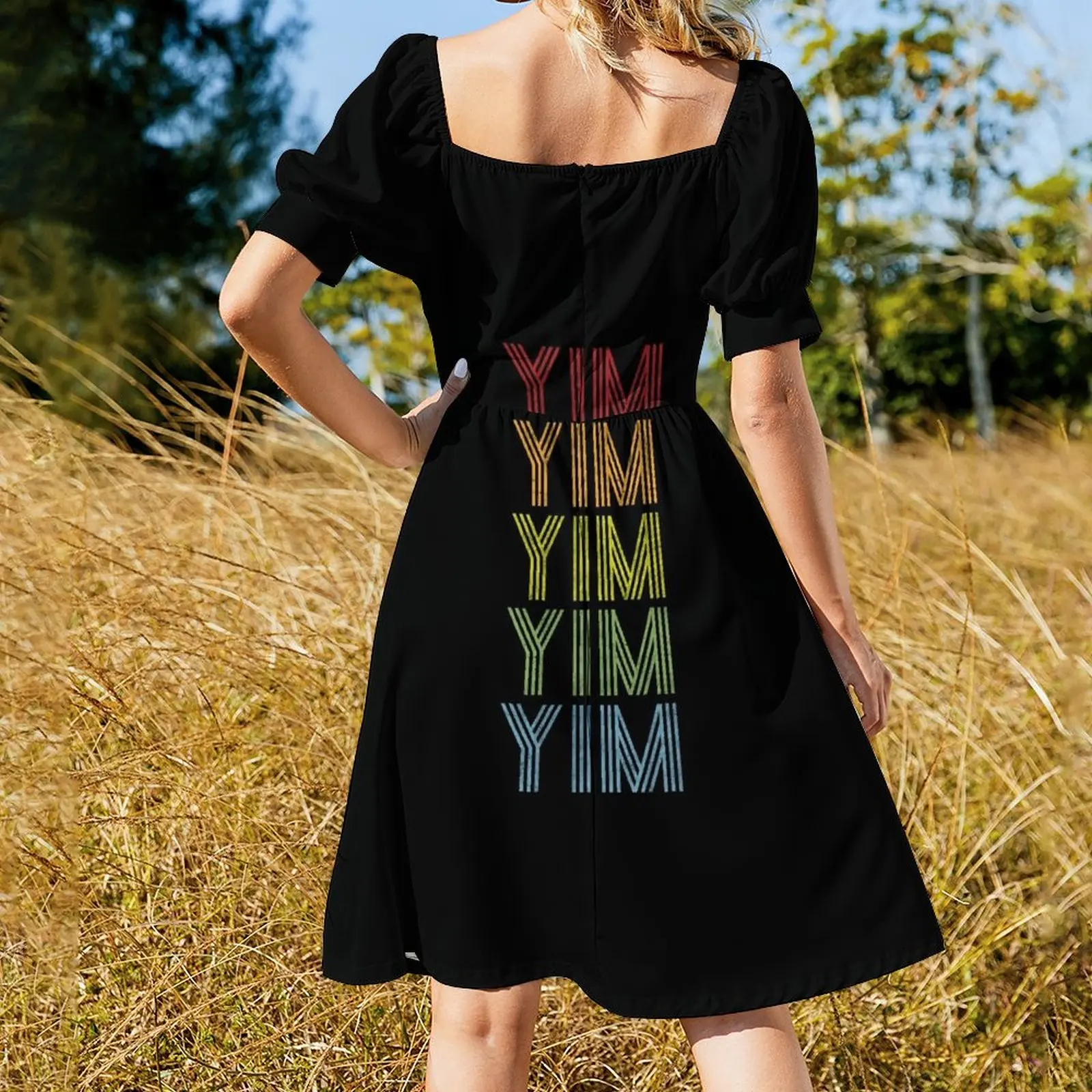 Yim Naam T-Shirt-Yim Vintage Retro Yim Naam Cadeau Item T-Jurk Zomer Jurken Lange Mouwen Jurk Jurk Vrouw Prom Dress