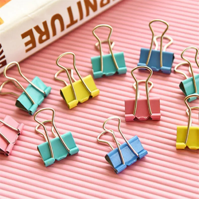 Metal Binder Clips para Papelaria Escolar, Material de Escritório, Ligação Securing Clip, Notas, Carta, Papel, Prod, Livro, 19mm, 250Pcs, Conjunto