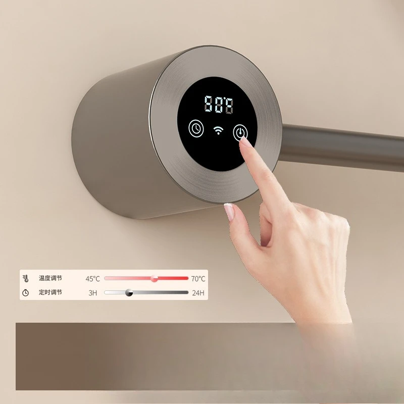 الراقية فيلا B & B ضوء فاخر الفن ألياف الكربون منشفة كهربائية رف منشفة استحمام تجفيف الرف #3