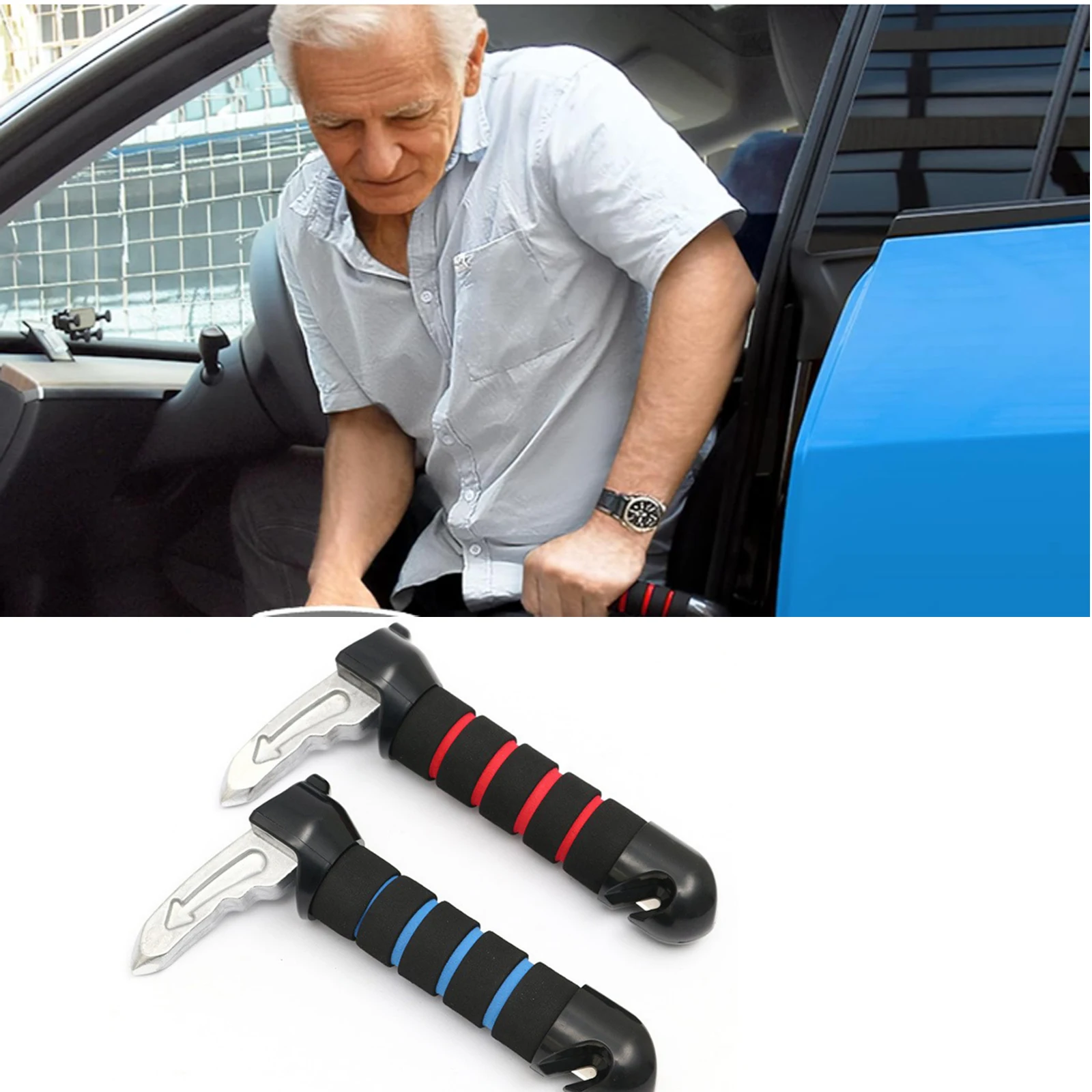 ที่จับรถ Assist สําหรับมือจับประตูรถผู้สูงอายุ, Mobility Car Assist Transfer Support Handle, มือจับยึดยานยนต์มัลติฟังก์ชั่น