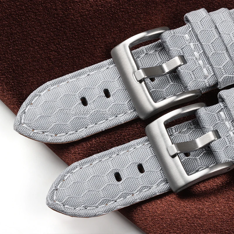 Винтажный нейлоновый кожаный ремешок 20 мм 22 мм, ремешок для часов Seiko для Omega, браслет, быстросъемный универсальный браслет для мужчин и женщин