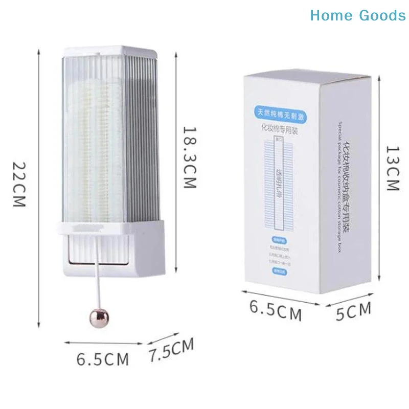 preferred8-Pack Cotton Pad Dispenser Wall-mounted Solution for Space-saving Homesproduct