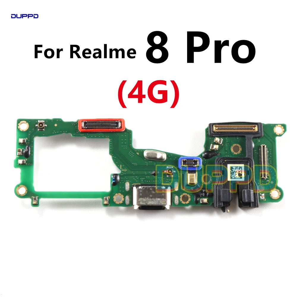 USB Charger Board Dock For Realme 8 Pro 4G 8Pro USB Charging Jack Port Connector Board Replacement Parts