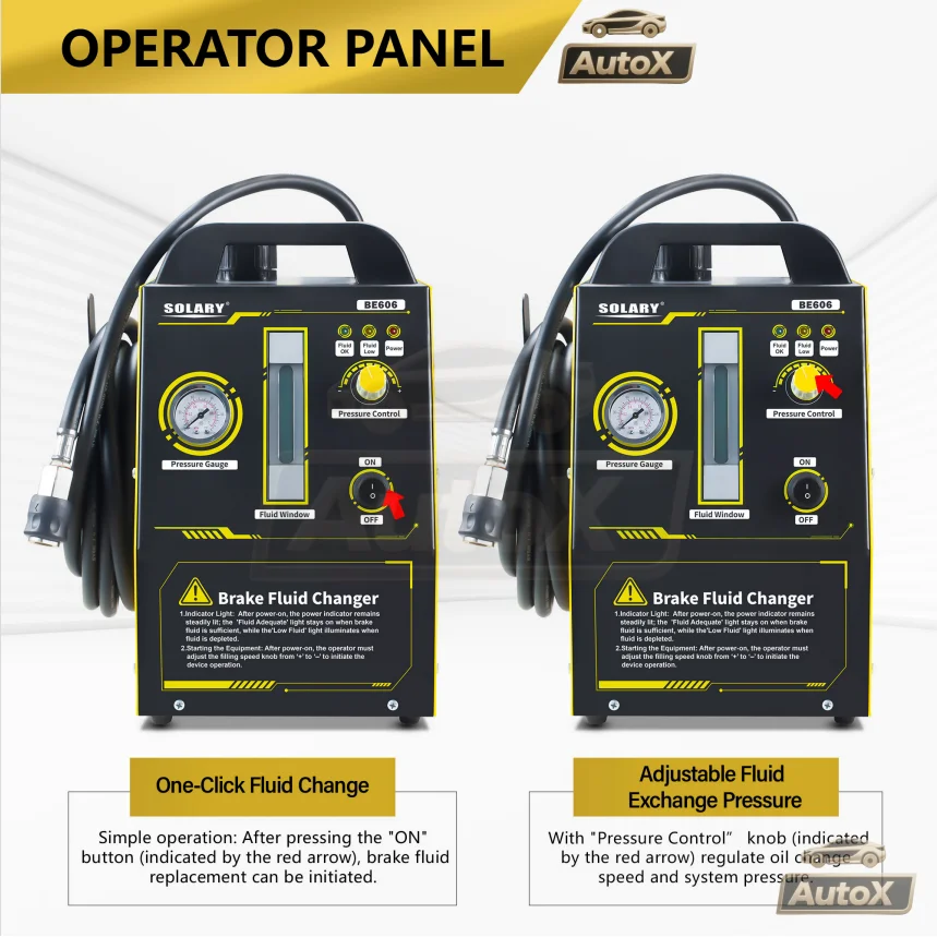 Auto X  BE606 Brake Oil Change Machine Brake Fluid Changer Tool Equipment