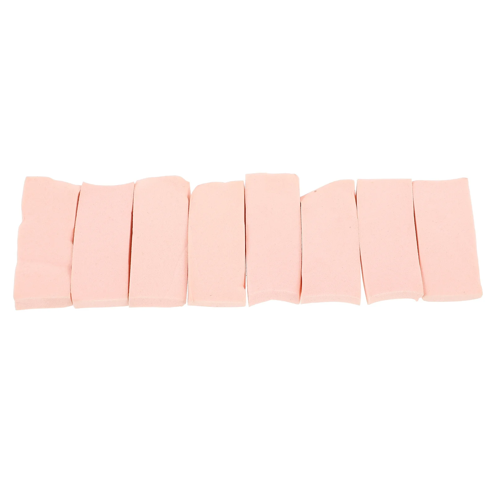 

8Pcs Nail Art Sponges Gradient Manicure Sponges Soft Elastic Applicators for DIY Nail Gradient Transfer Makeup