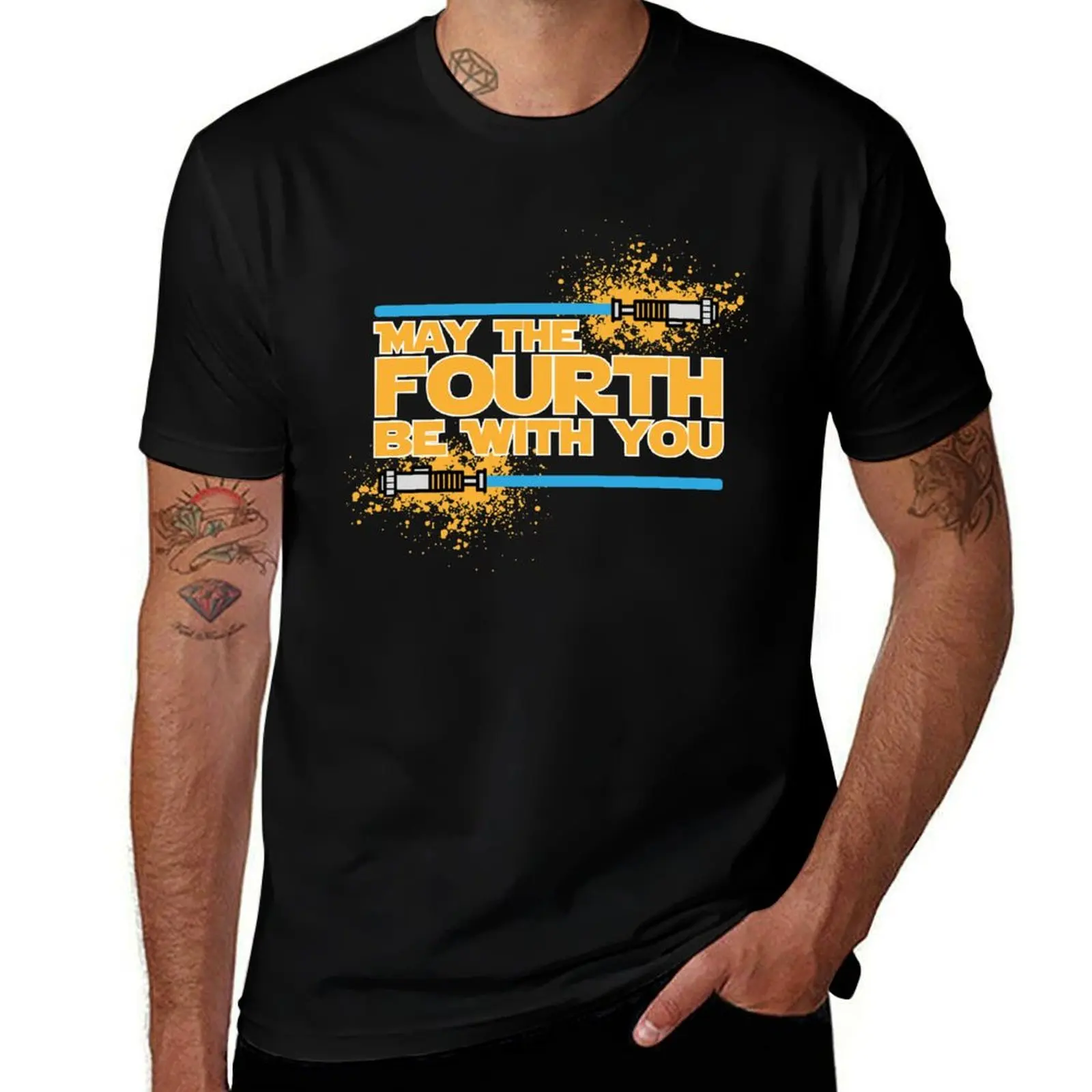

May the fourth be with you T-Shirt graphic t shirts for man man t shirt cotton high quality