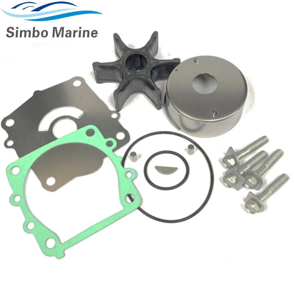 68V-W0078 Water Pump Impeller Kit For Yamaha Outboard 75 90 115 130 HP 68V-W0078-00-00 68V-W0078-01-00 Sierra 18-3442