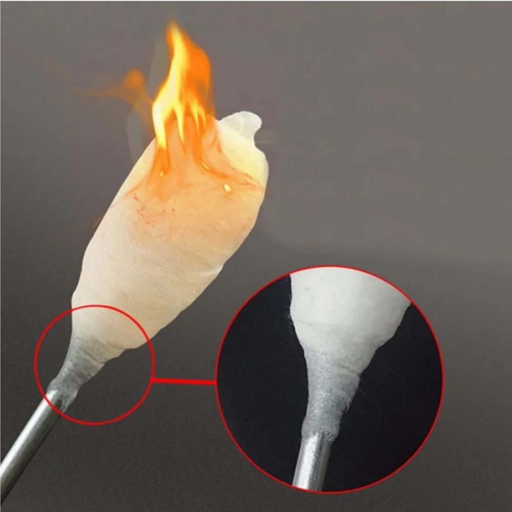 1Pc Stainless Steel Cotton Stick Vacuum Massage Fire Cupping Alcohol Ignition Rod Beauty Cotton Stick Cupping Tools