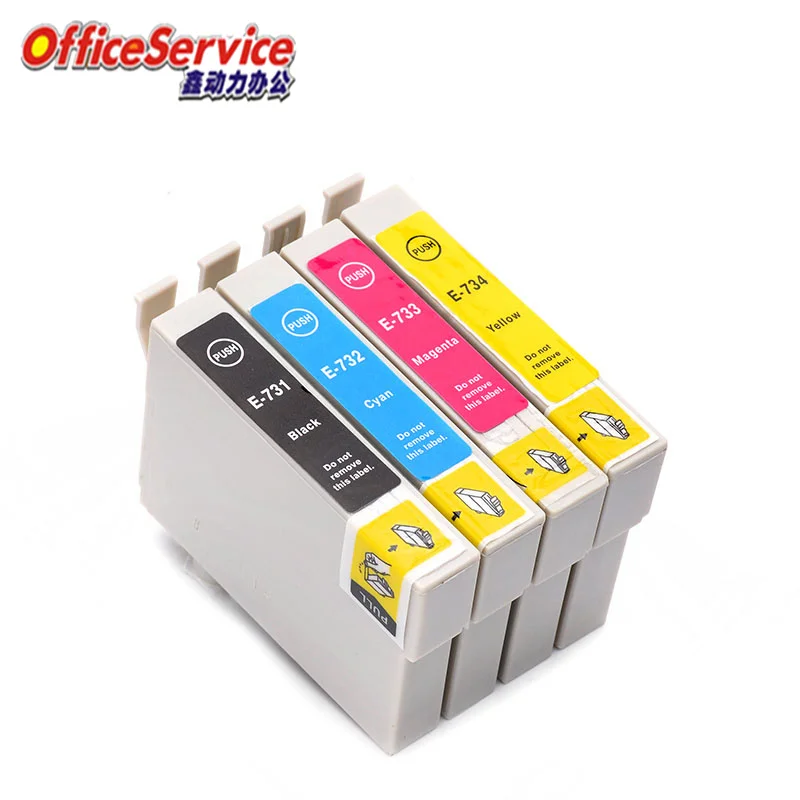 T0731 73N Ink Cartridge Compatible For Epson TX210 TX209 TX213 TX220 CX3900 CX4900 CX5500 CX5600 CX5900 CX8300 CX7300 printer