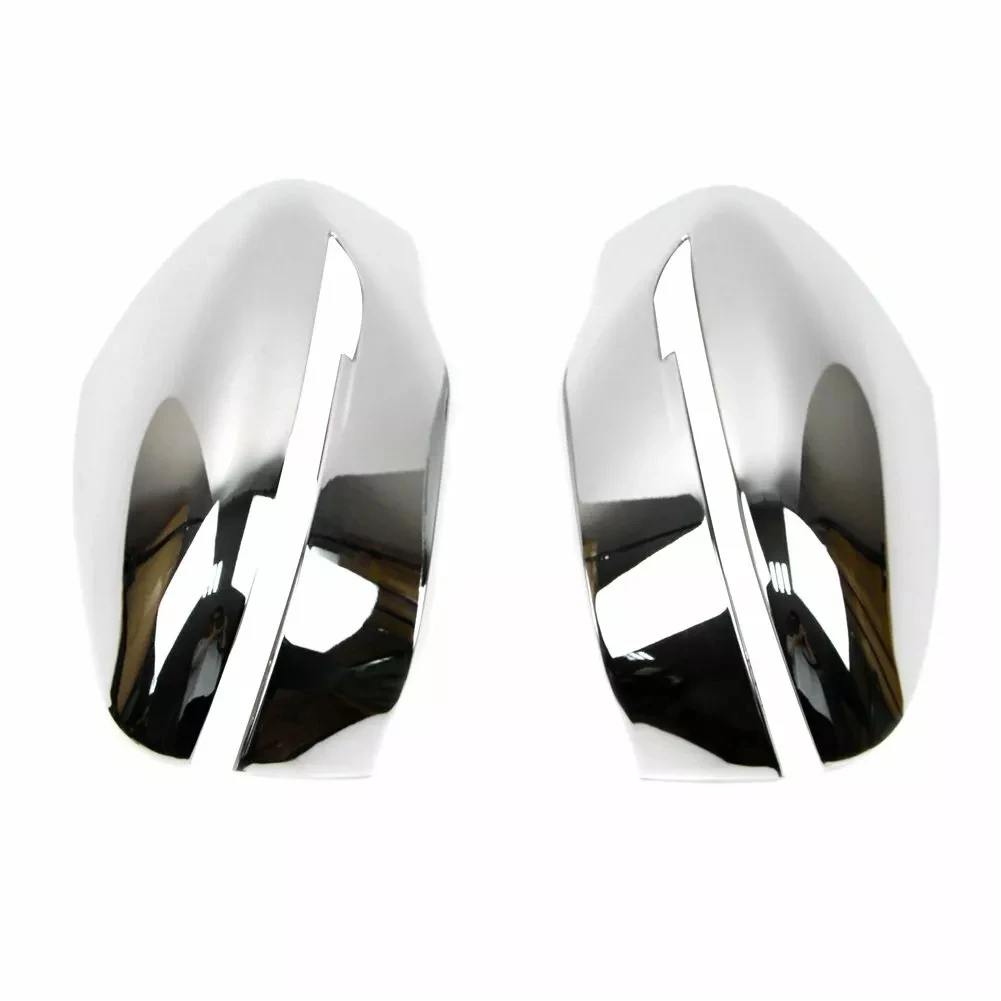 Elegant Chrome Side Rearview Mirrors for Nissan Navara NP300 D23 2015 2018 Easy to Replace with No Tools Needed