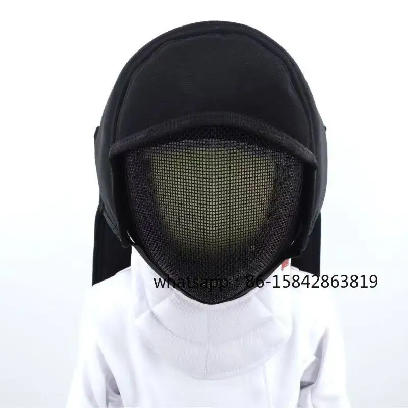 Fencing Epee Instructor Hood with Brain Pad, Multi-Directional Hindbrain Protector for Adults & Kids