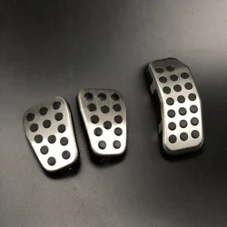 Car styling Brake Accelerator Gas Pedal Pad Covers case For Ford Fiesta Ecosport Mazda 2 2007-2014 auto accessories