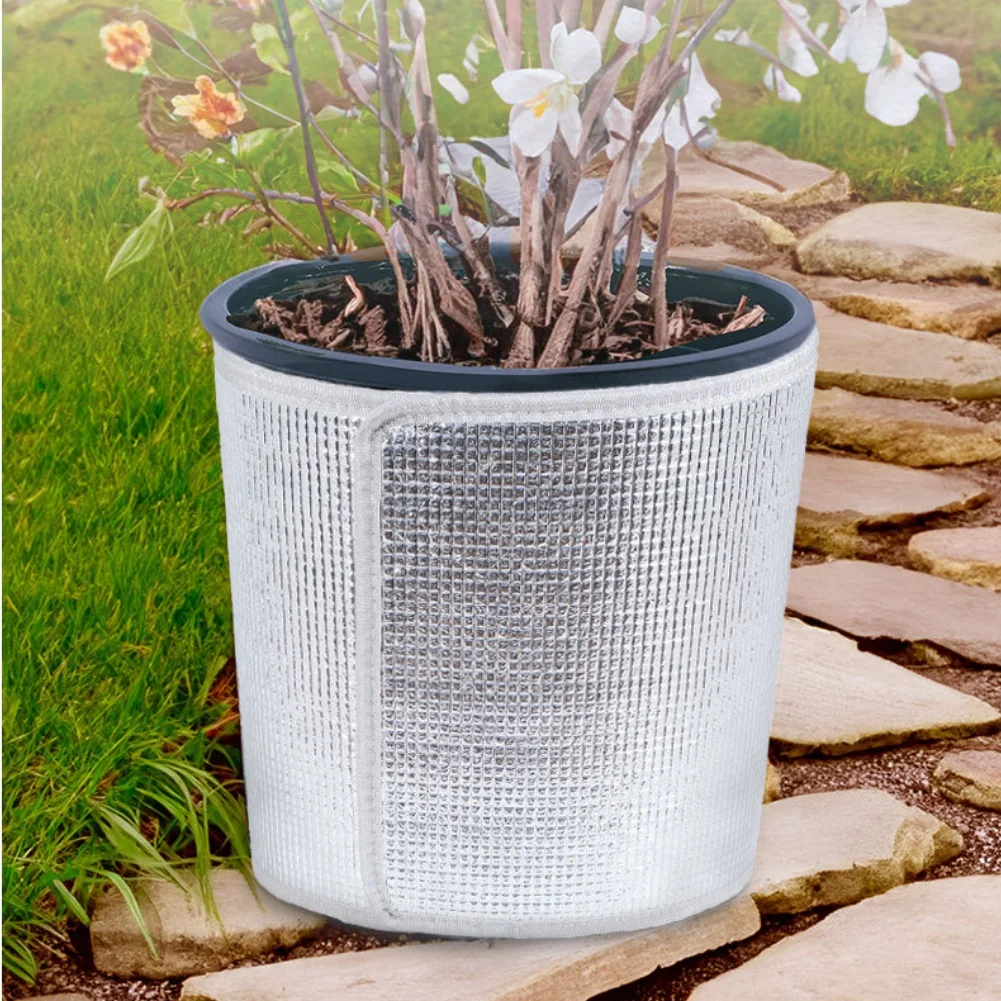 Outdoor Plant Cover As Shown Double-Layer Thermal Pot Convenient Storage Effective Insulation Heat Reflecting Film