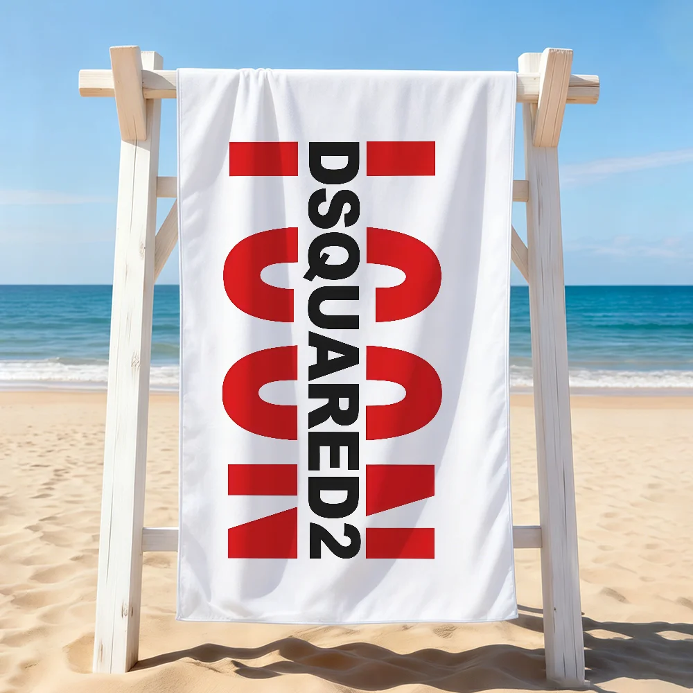 Fashion print D-Dsquared 2 Towel Drying Bath Towel Applicable To Light Swimming Camping Yoga Beach Out