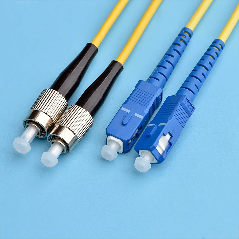 1X Printer Optical Fiber Cable FC/SC/UPC TO FC/SC/UPC for Large Format Printer Double Core Mode Fiber Data Transmisssion