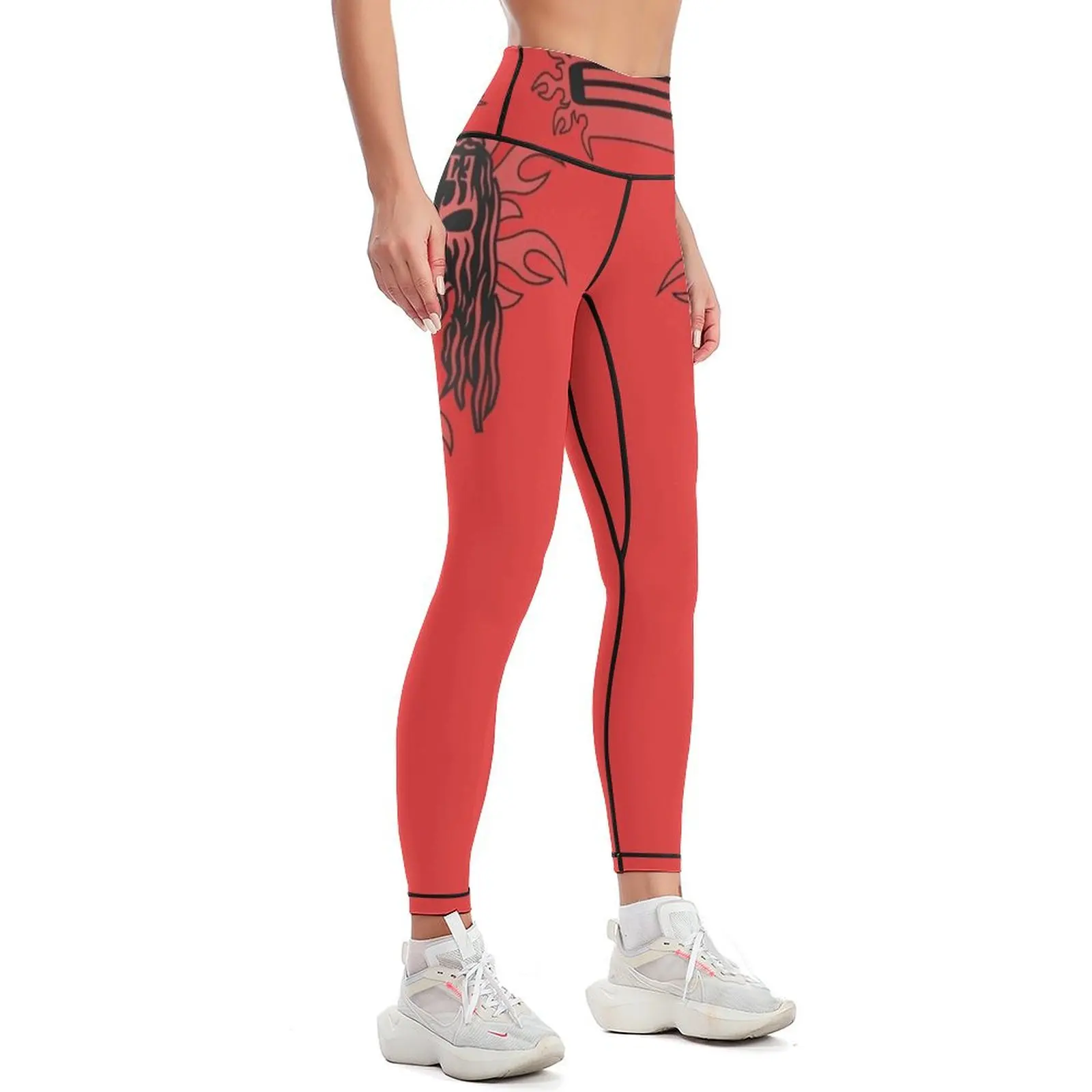 You Think You Know Me Red SSlam 04 Leggings Sportswear woman gym high waist Womens Leggings