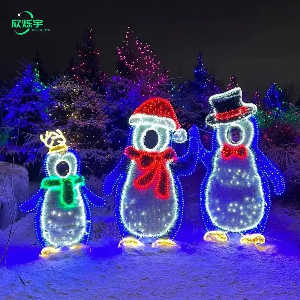

Outdoor Holidays Christmas Decoration Deer Activities Santa Claus Theme Lights