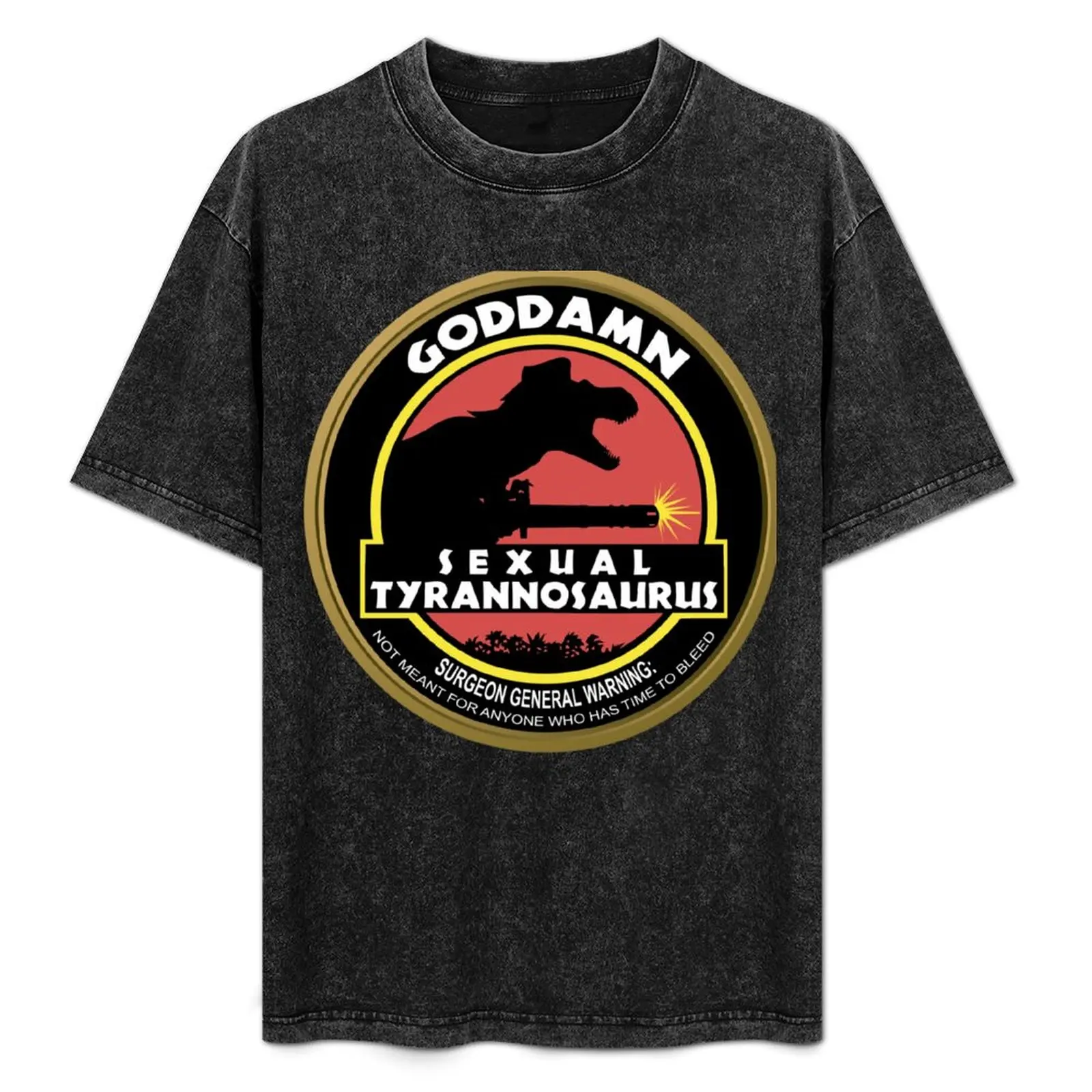 Sexual Tyrannosaurus T-Shirt customs valentines clothes Funny t-shirts blue archive men t shirts high quality