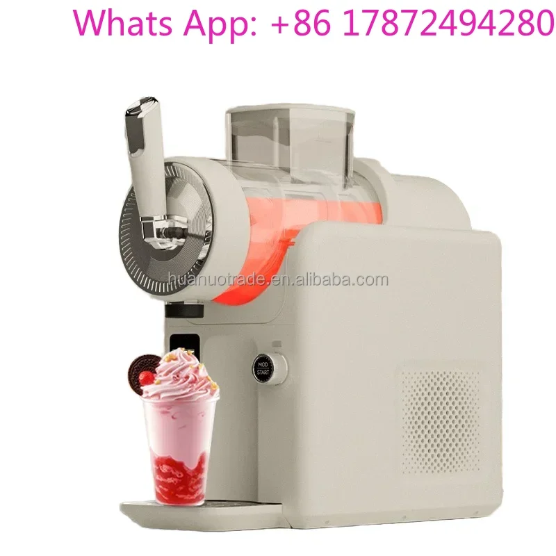 Self-Cleaning Small Multi-Functional Machine: New Model Ice Cream Snow Melter with Cold Drink, Milkshake & Slush Functions