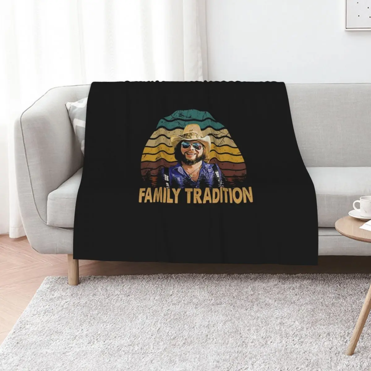 

Vintage Hank Arts Williams Country Music Outfits Family Traditions Throw Blanket Designers Extra Large Throw Blankets