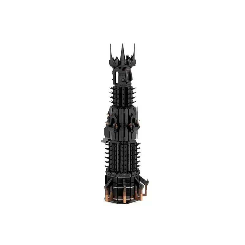 Popular Ring Movie Model MOC Building Bricks Dark Castle Wall Gate Modular Technology Gifts Holiday Assemble Children Toys Suit