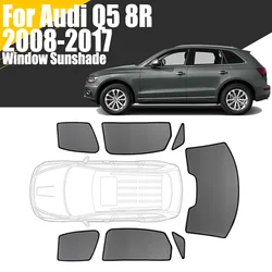 Custom Magnetic Car Window Sunshade For Audi Q5 8R 2008 - 2017 Curtain Mesh Front Windshield 2010 2011 2012 2013 2014 2015 2016