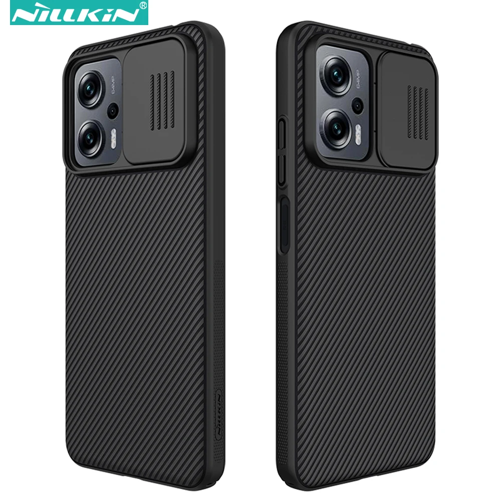 Nillkin-case para xiaomi redmi note 11 pro, capa de proteção de telefone móvel com lente deslizante, criativo, para redmi note 10 pro max 11s