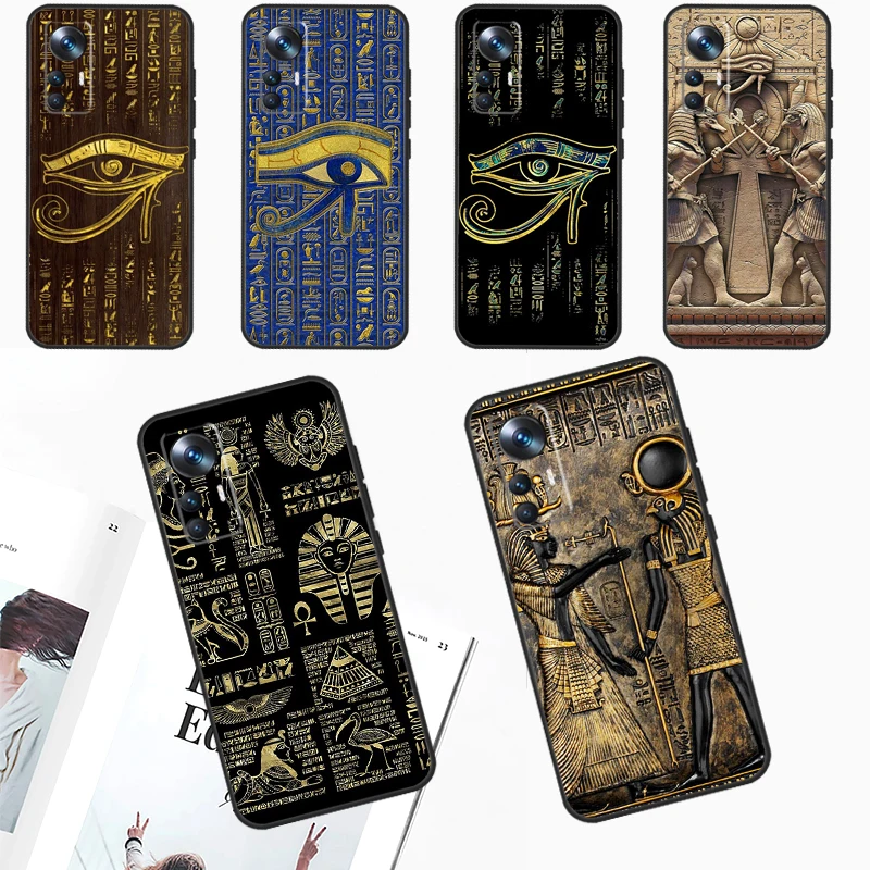 Sacred Eye of Horus Egypt Fresco For POCO M6 Pro X6 Pro X3 X5 F3 F5 M5s Phone Case For Xiaomi 14 12T 11T 13T Pro 12 13 Lite