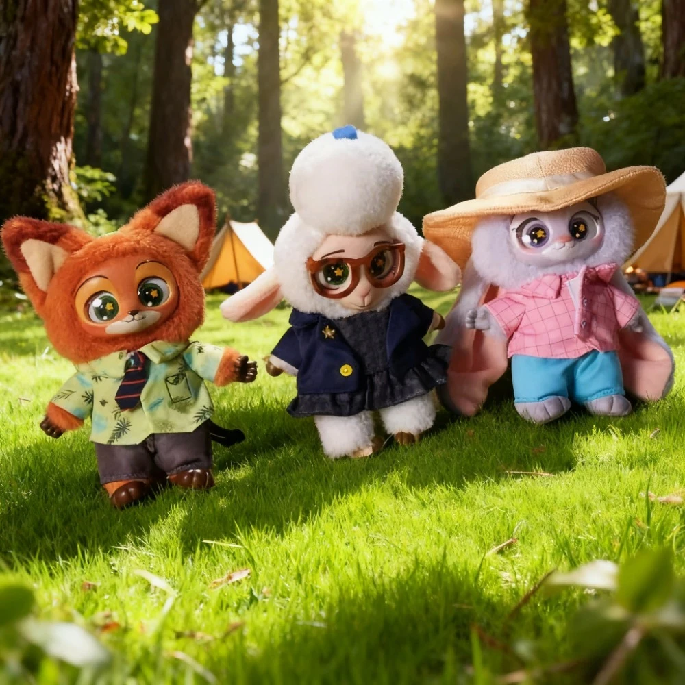 

Disney Zootopia Series слепая коробка милый Джуди Ник виниловый плюшевый кулон брелок игрушка-сюрприз аниме кукла Mystery Box