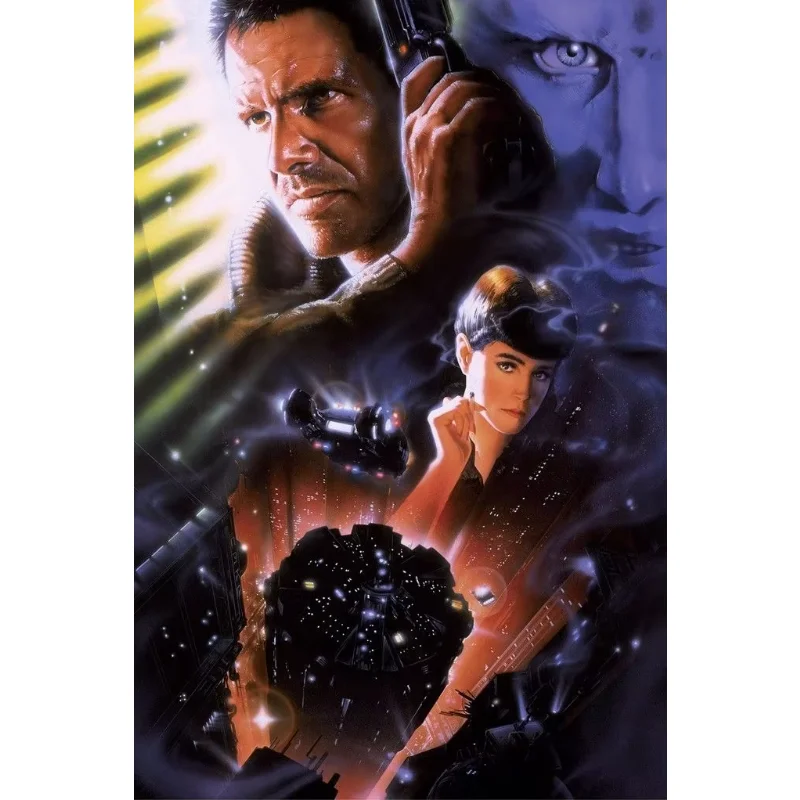 Decoración del hogar Blade Runner Final Cut Series 5-Póster artístico de seda, decoración de pared, regalo