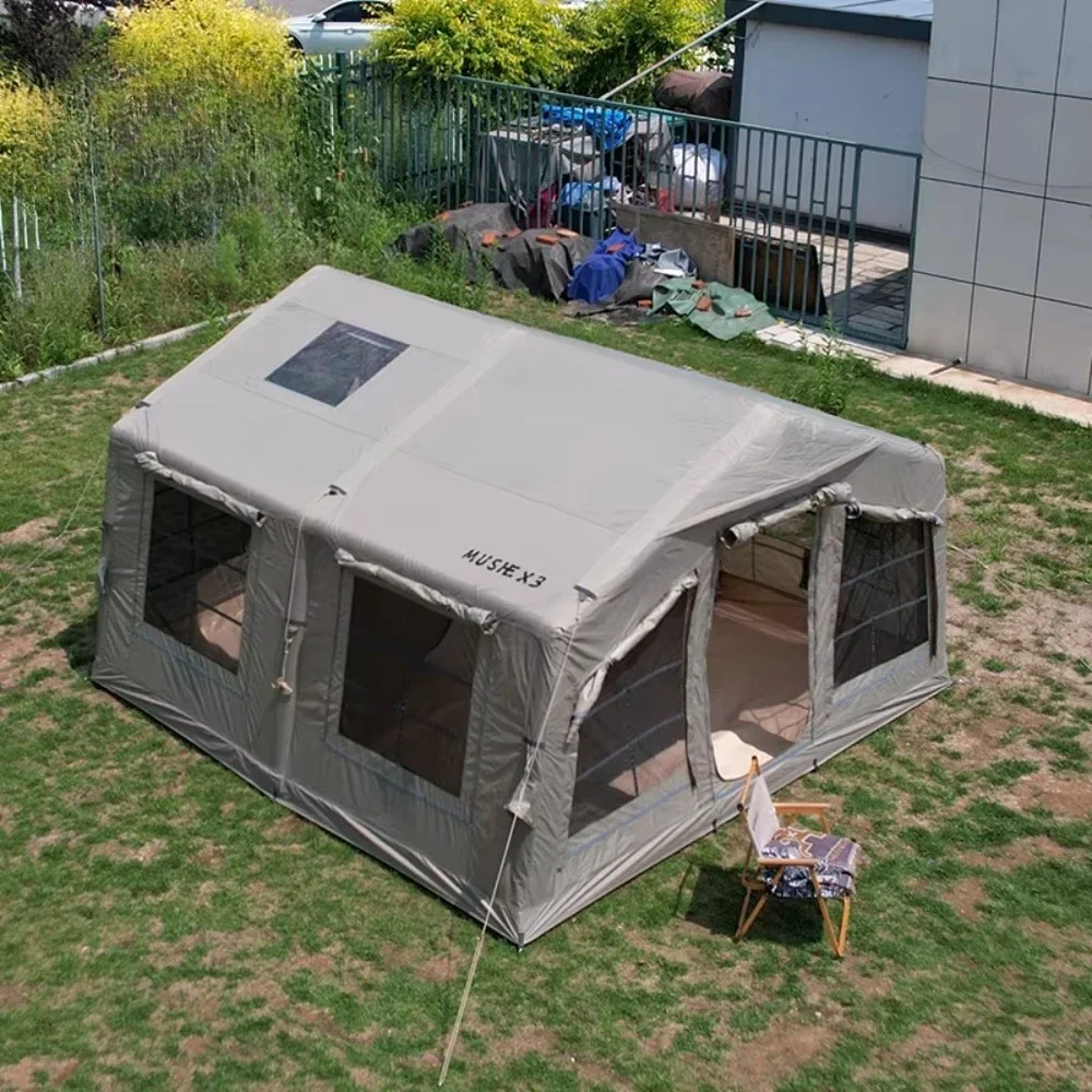 

Hot Products Camping Tent Outdoor Heavy Duty Large Space Air Pole Hut Tent Extension Air 12.96