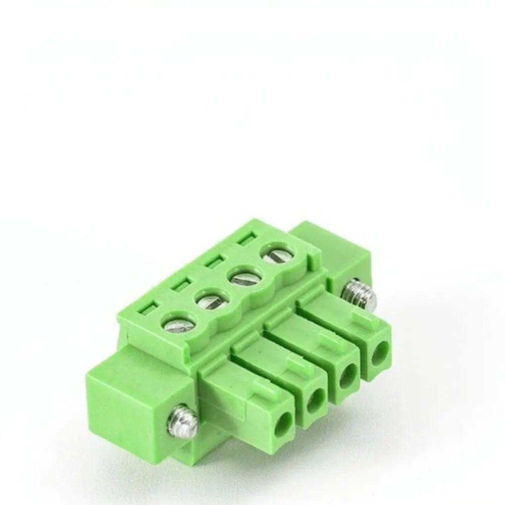 For Sanhejin Flanged PCB Terminal Connector 3 81mm Pitch Industrial Electrical Socket Plug Interface Straight Pin Component