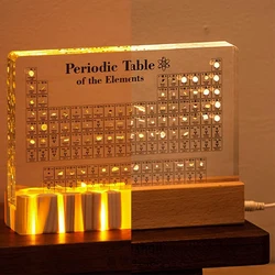 3D Periodic Table with Real Elements Mendeleev Real Periodic Table of Elements Accessories Desk Interior Decorating Decorations