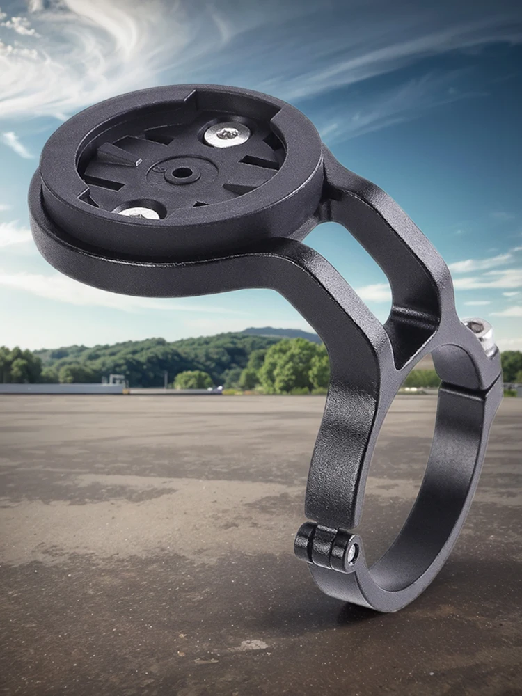 MTB Bike Code Table Base Aluminum Alloy Speedometer Mount Bracket Road Bike Code Meter Fixing Base for Garmin/Wahoo/Bryton