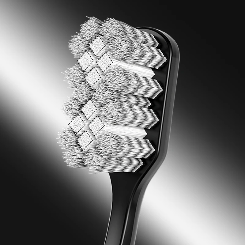 2/Set Fashionable Luxury High-End Oral Care Soft Bristle Cleaning Home Use Toothbrush Kit Suitable for Family