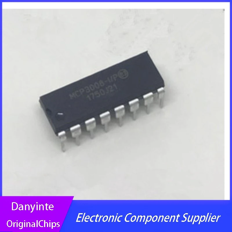 

New 10Pcs/LOT MCP3008-I/P MCP3008 DIP-16