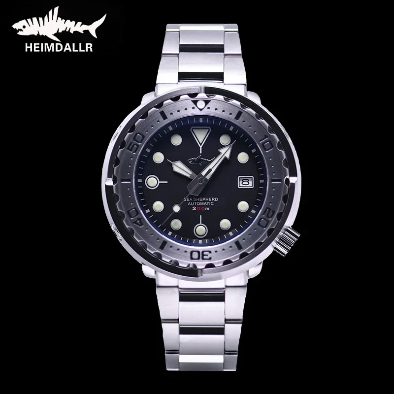 

Heimdallr SKX007 Titanium Dive Watch NH35 Automatic Sapphire Crystal 20Bar Waterproof C3 Super Luminous Luxury Man Watch Reloj