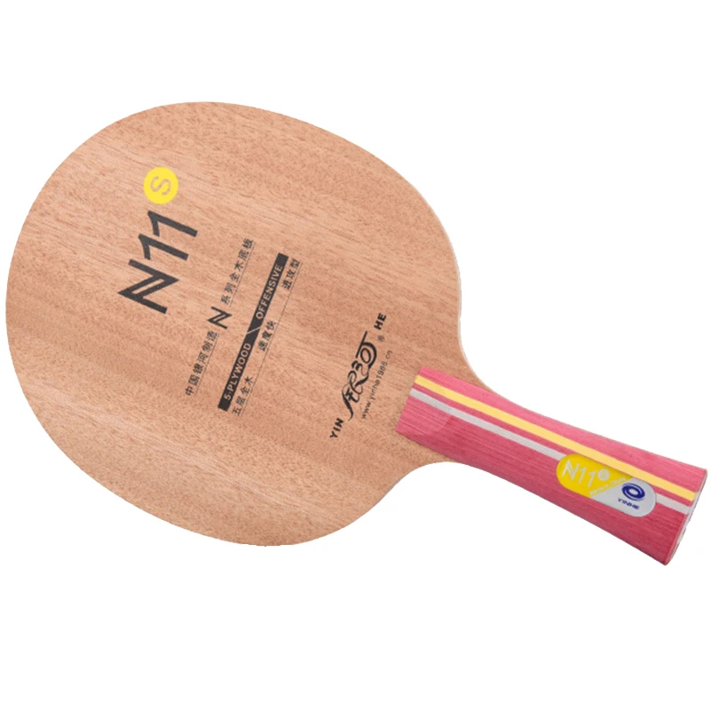 Original Yinhe pure wood N-11S professional table tennis blade for beginner table tennis rackets fast attack with loop