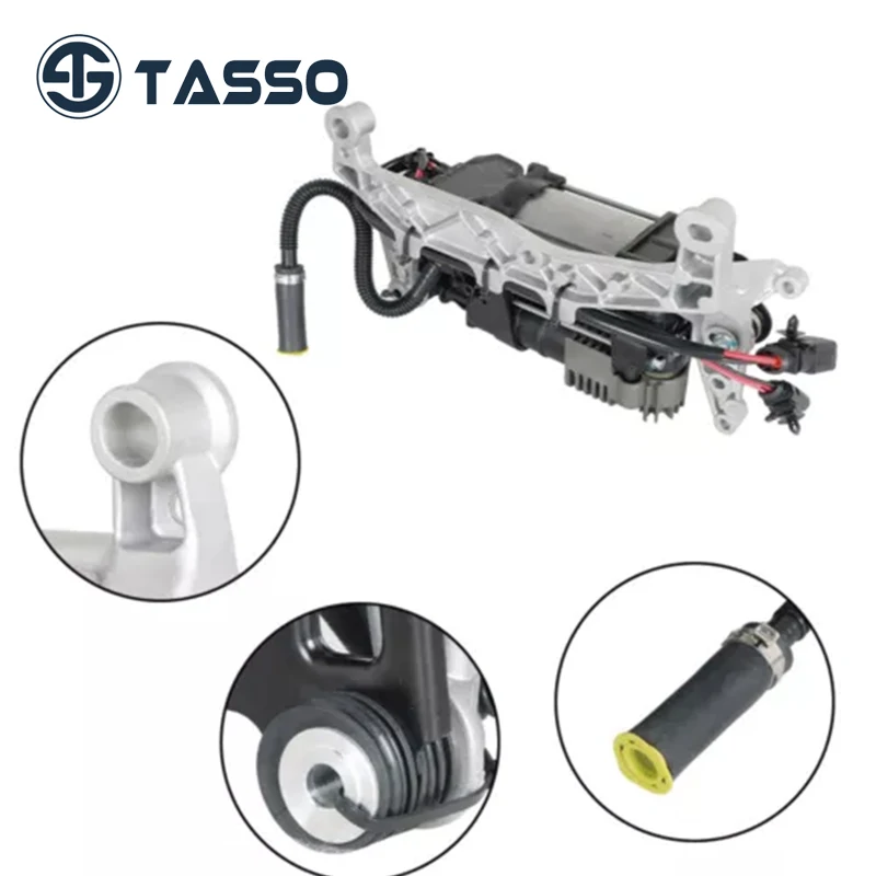 Air Suspension Compressor Pump Complete For Porsche Cayenne VW Touareg 2011-2018  95835890100 95835890101