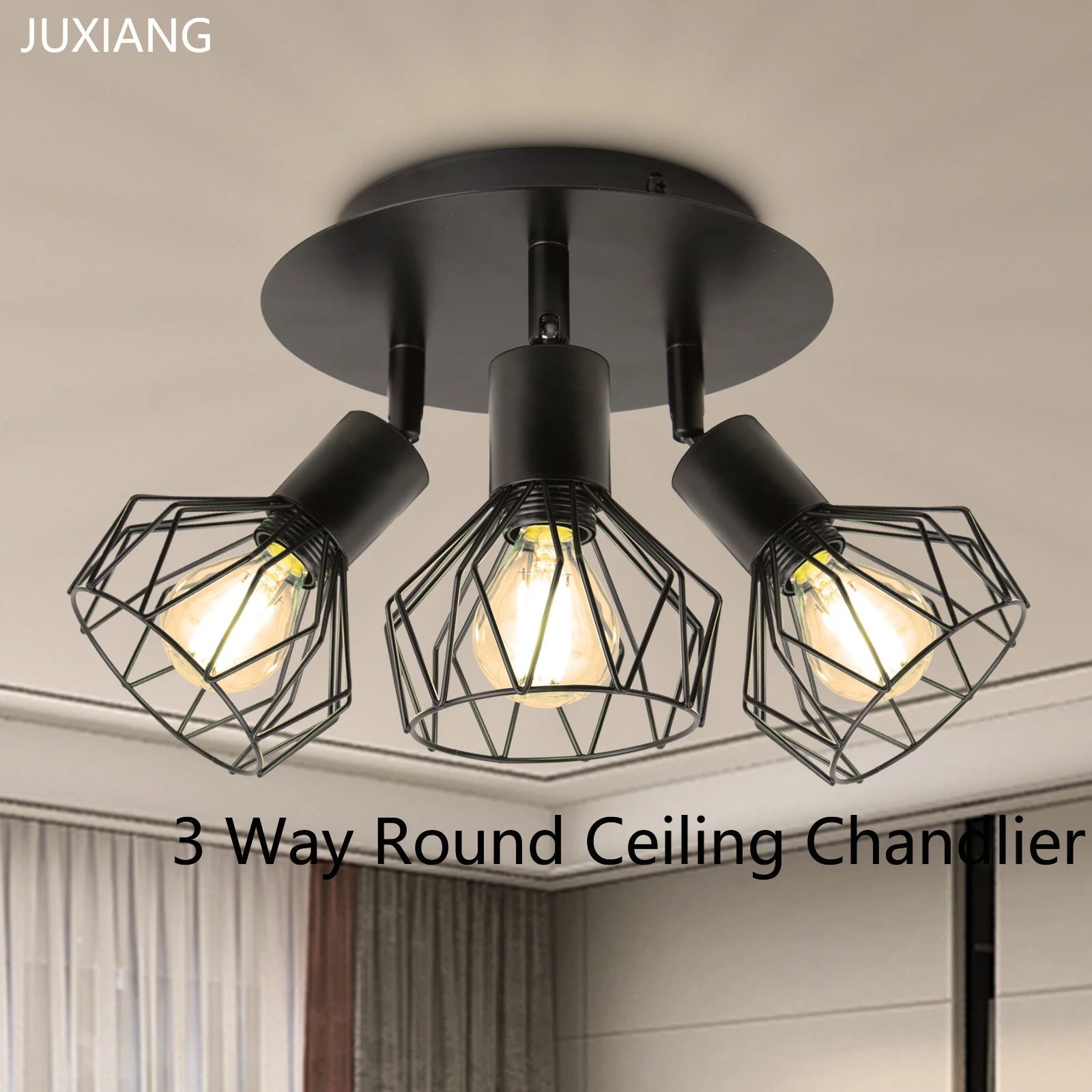 

Elegant Ceiling Chandelier E14 Replaceable Bulb Spot Light For Kitchen Dining Living Room Pendant Light LED 220V Home Decoration