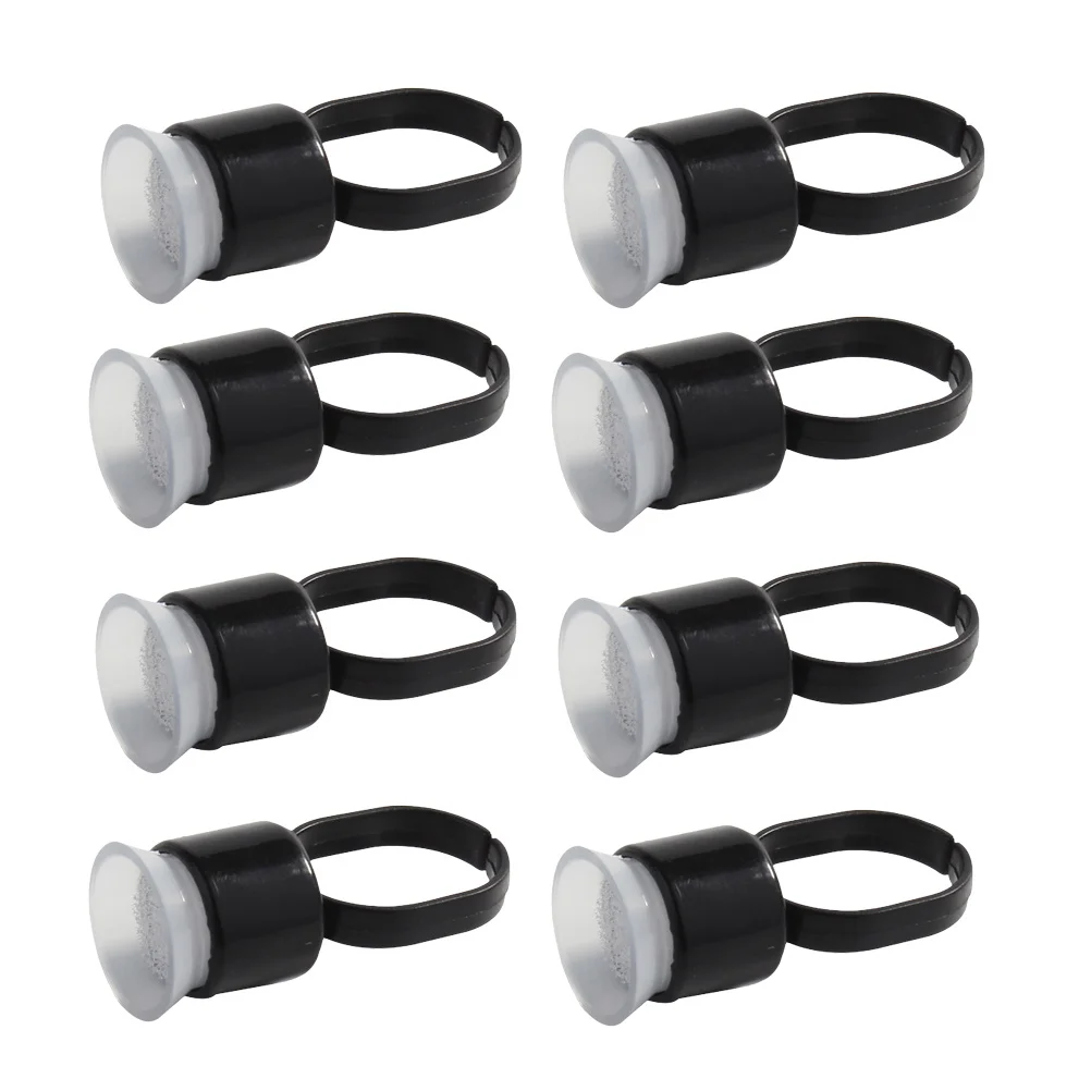 

50Pcs Eyelash Extension Ink Cup Professional Pigment Sponge Holder for Microblading Tattoo and Use