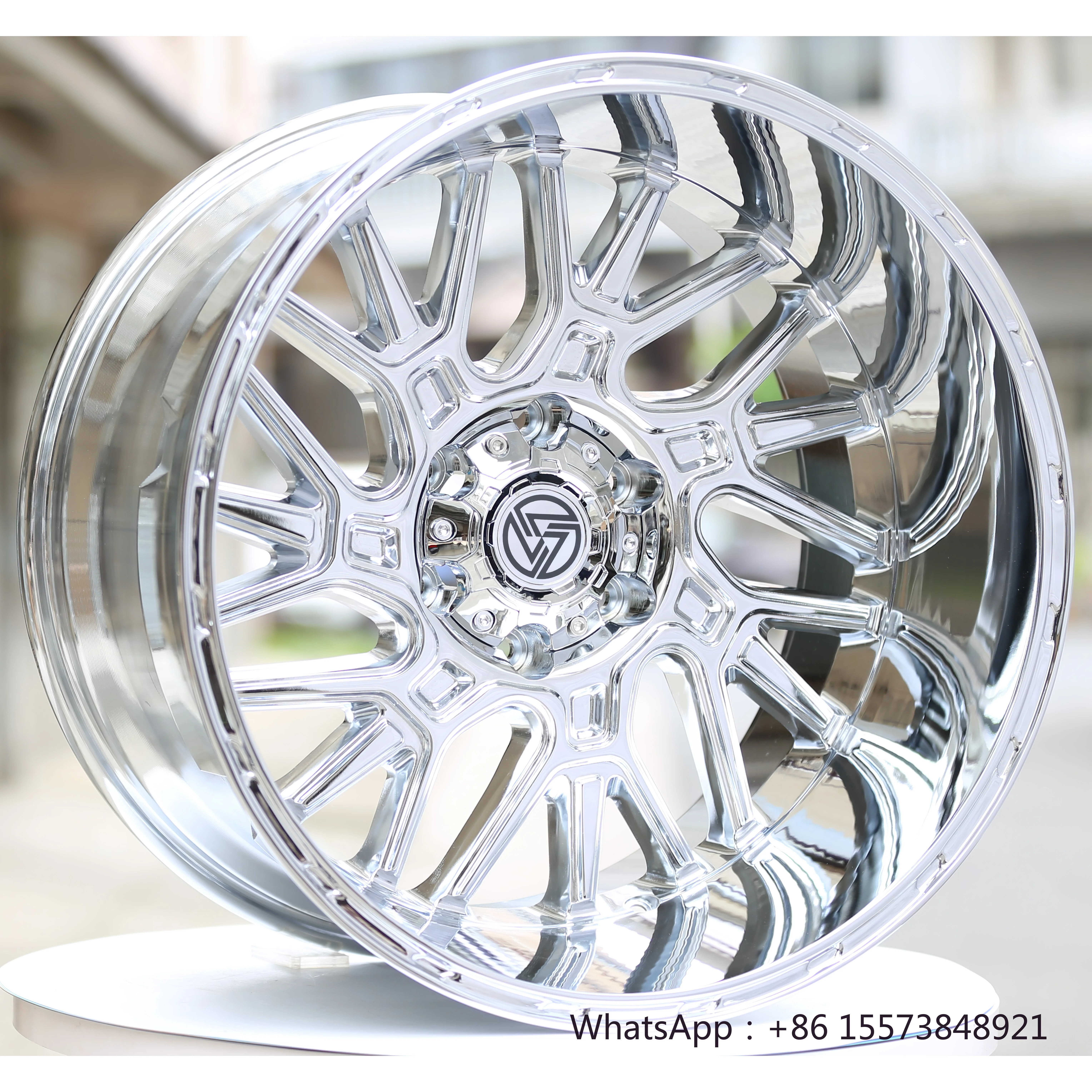 

Deep Dish Deep Lip 6x139.7 6x135 Forged Chrome Wheel 4x4 Deep Concave Off Road Wheel for F-150