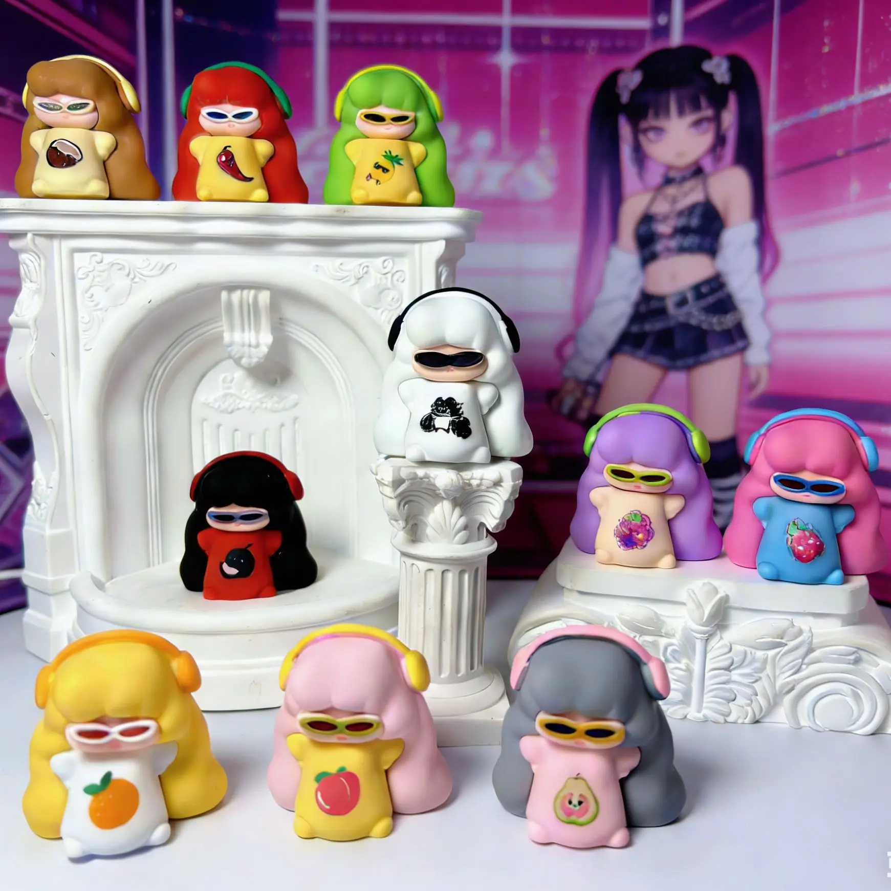 

New model Small ornaments, trendy toys, cute pieces, cute dolls, cartoons