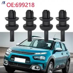 4PCS For Citroen C2 C3 C4 Cactus DS3 Saxo Xsara Picasso Trunk Parcel Shelf Pack Hanger string Clips Mounting Hook Bracket 699218