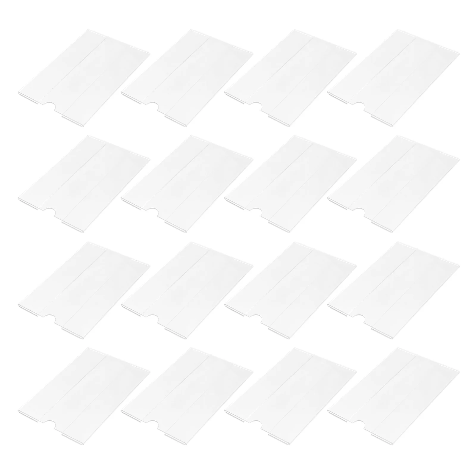 

30 Pcs Basket Price Tag Staff Storage Bins PRICING DISPLAY HOLDER Acrylic Label