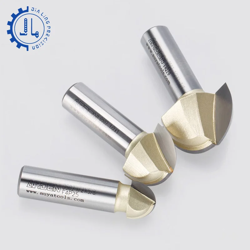 Arden Core Box Cnc 1/4 Router Bits Wood Woodworking Tungsten Carbide Milling Cutter Arden Radius Ball Nose Cnc Router Bit