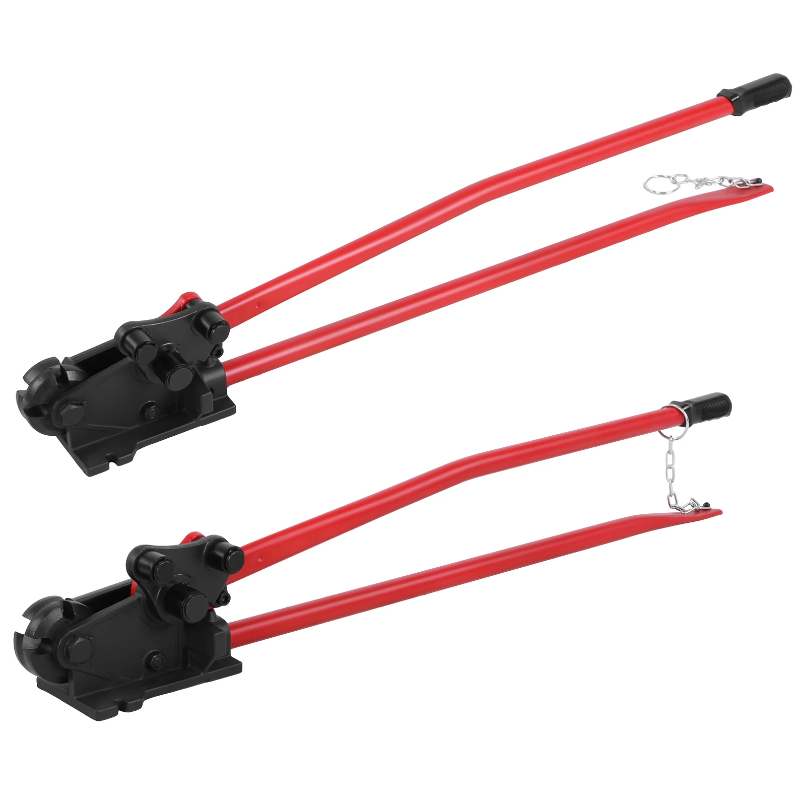 

Ручной гибочный инструмент 2-в-1 для арматуры и труб до 5/8 дюйма с нескользящей рукояткой для стройплощадок и авторемонта