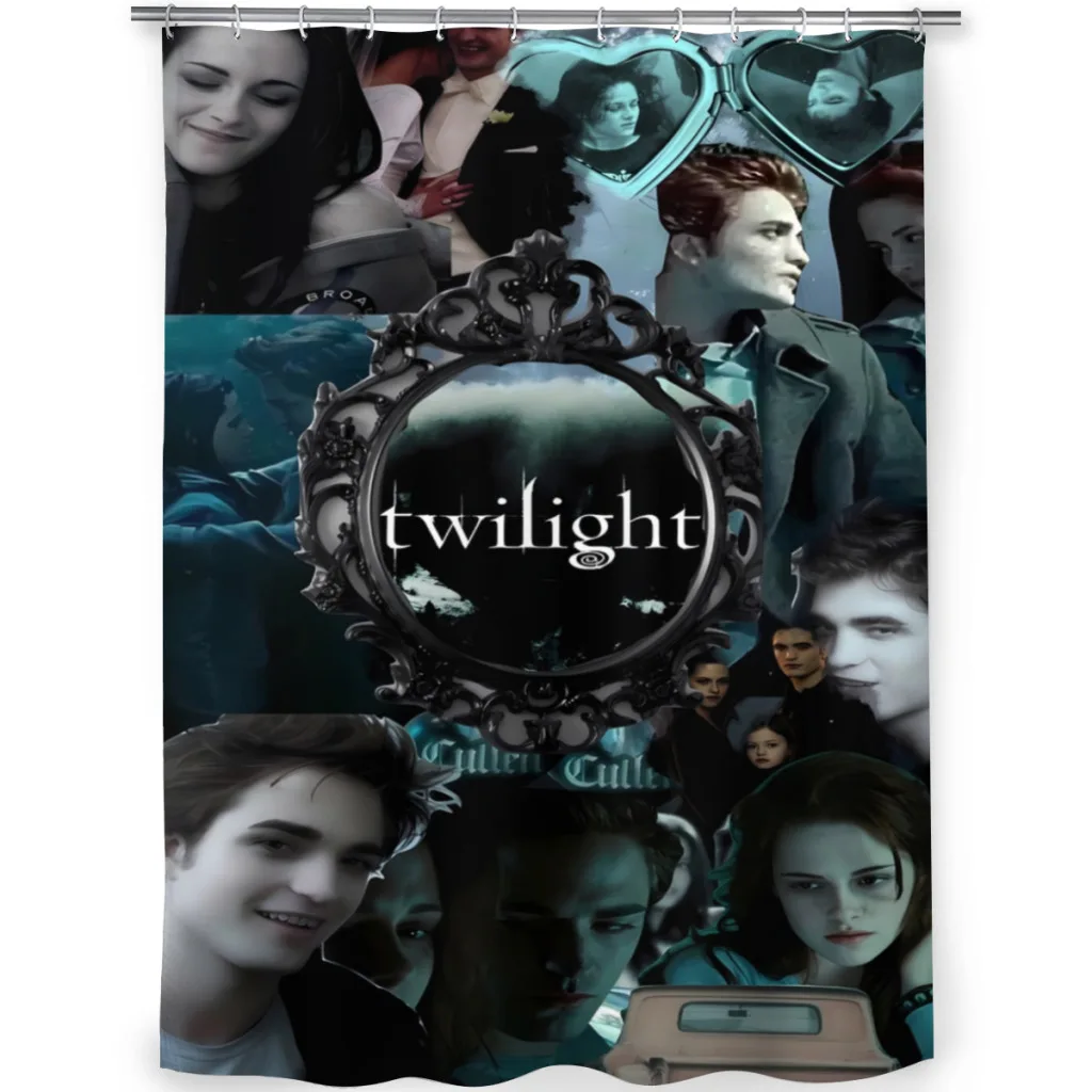 Twilight Shower Curtain for Bathroom  Aesthetic Room Decoration